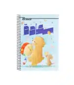 ⁦كشكول 2غلاف 80 ورقة سلك برافو A5⁩ - الصورة ⁦4⁩