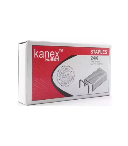 علبة دبابيس دباسة كينكس فضى 6/24