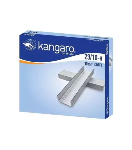 علبة دبابيس دباسة 23/10 كينجارو فضي