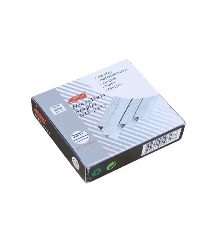 علبة دبابيس دباسة كبيرة STD فضى 23/17